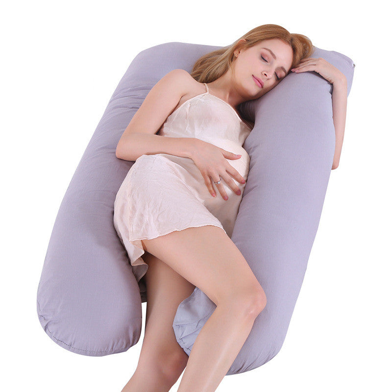 BellySafe™ Summer Sleeping Support Pillow For Pregnant Women U Shape Maternity Pillows Pregnancy Ice Silk