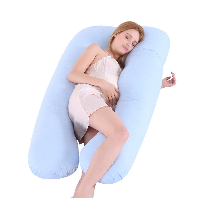 BellySafe™ Summer Sleeping Support Pillow For Pregnant Women U Shape Maternity Pillows Pregnancy Ice Silk